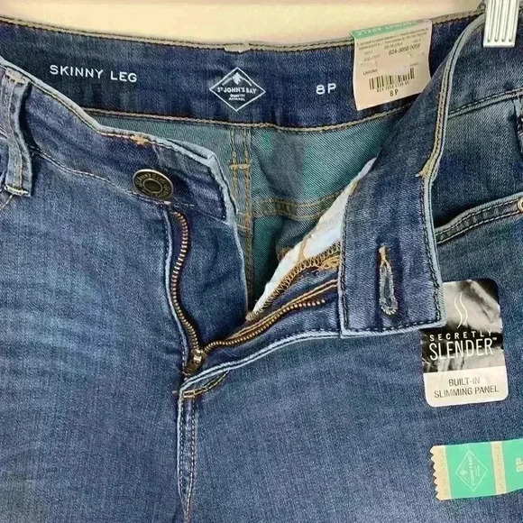 🆕NWT St John’s Bay Secret Slender Skinny Jeans 8P - Picture 6 of 11